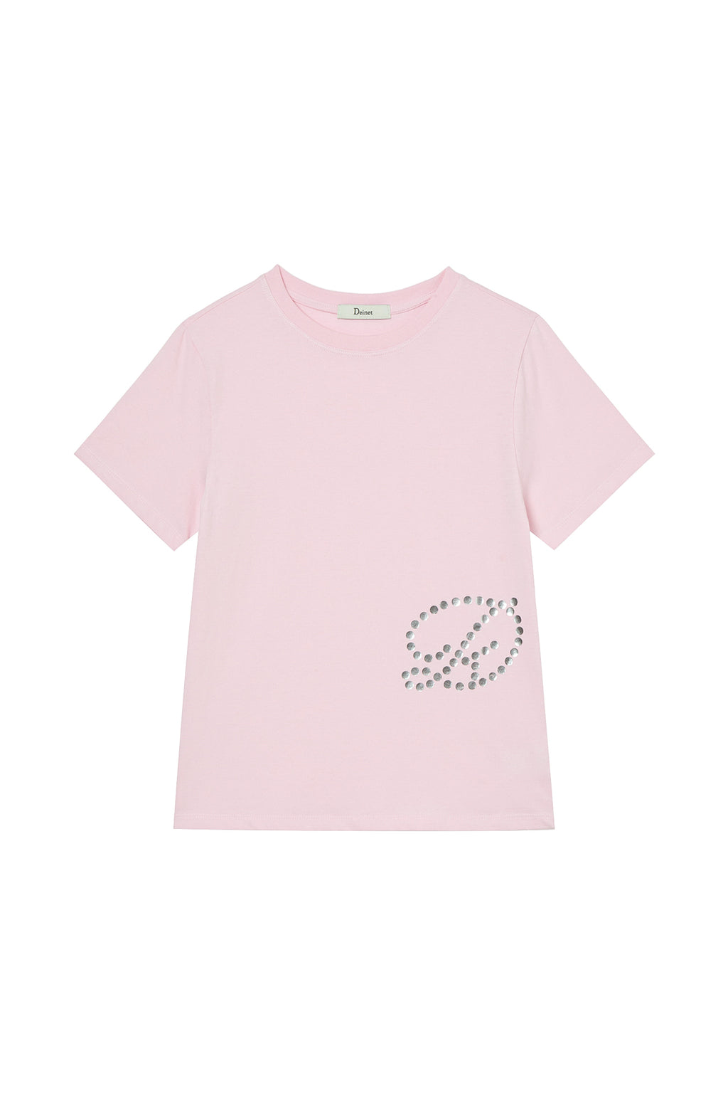 Deinet - Dot D Logo T-Shirt (Light Pink) product image 1 | TRAB K-Fashion Australia