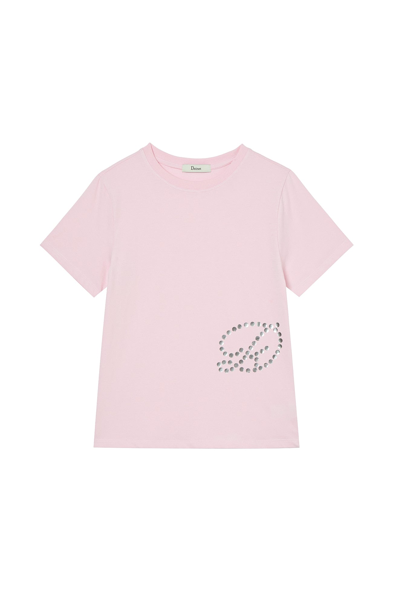 Deinet - Dot D Logo T-Shirt (Light Pink) product image 1 | TRAB K-Fashion Australia