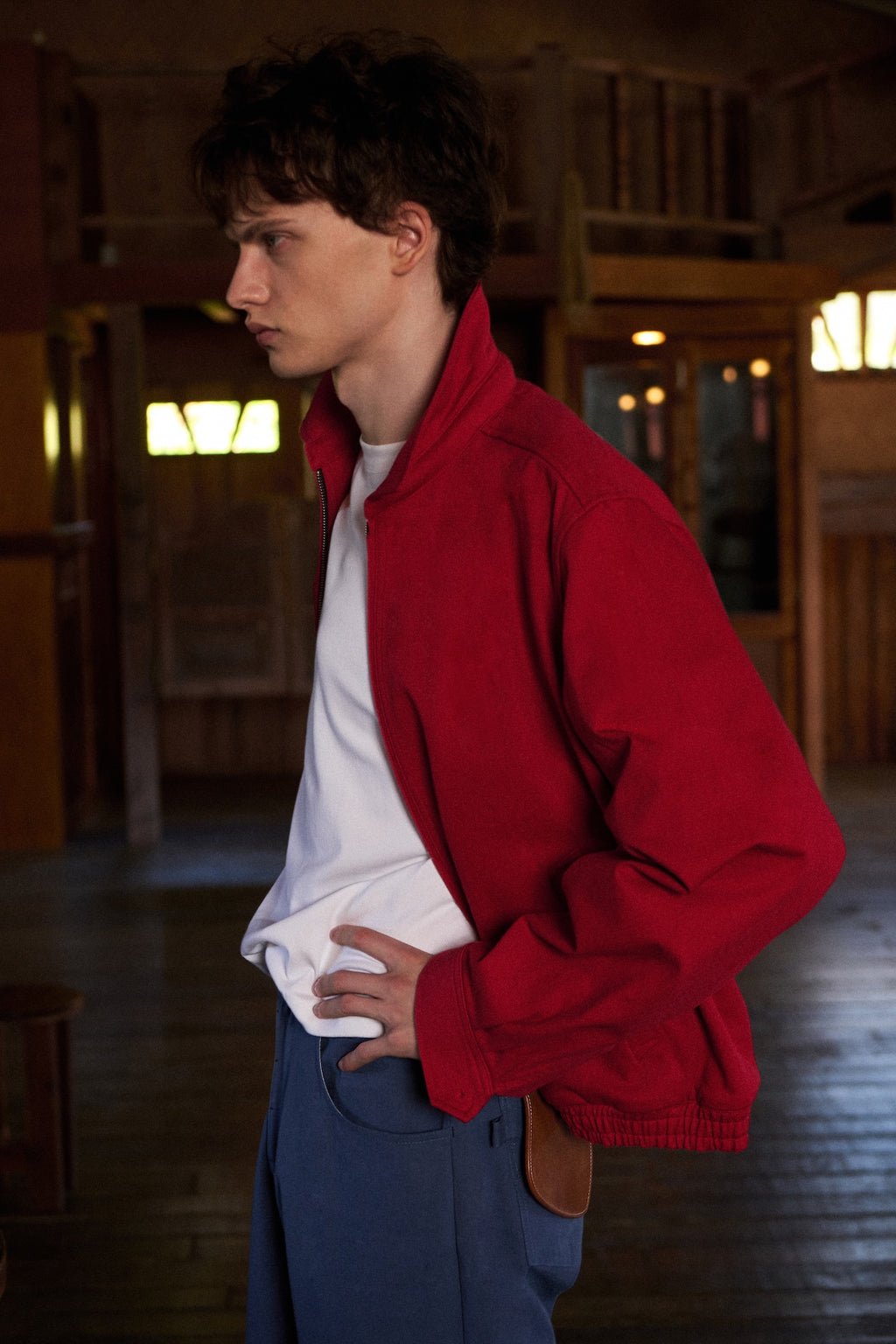 STU - Curved Cuff Jacket (Red) product image 12 | TRAB K-Fashion Australia
