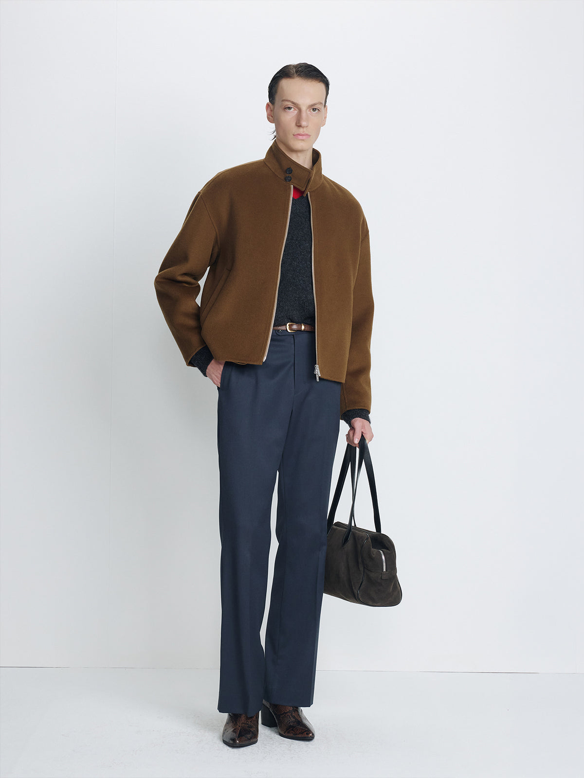 Tonywack - Wool And Cashmere Handmade Harrington (Oak) product image 1 | TRAB K-Fashion Australia