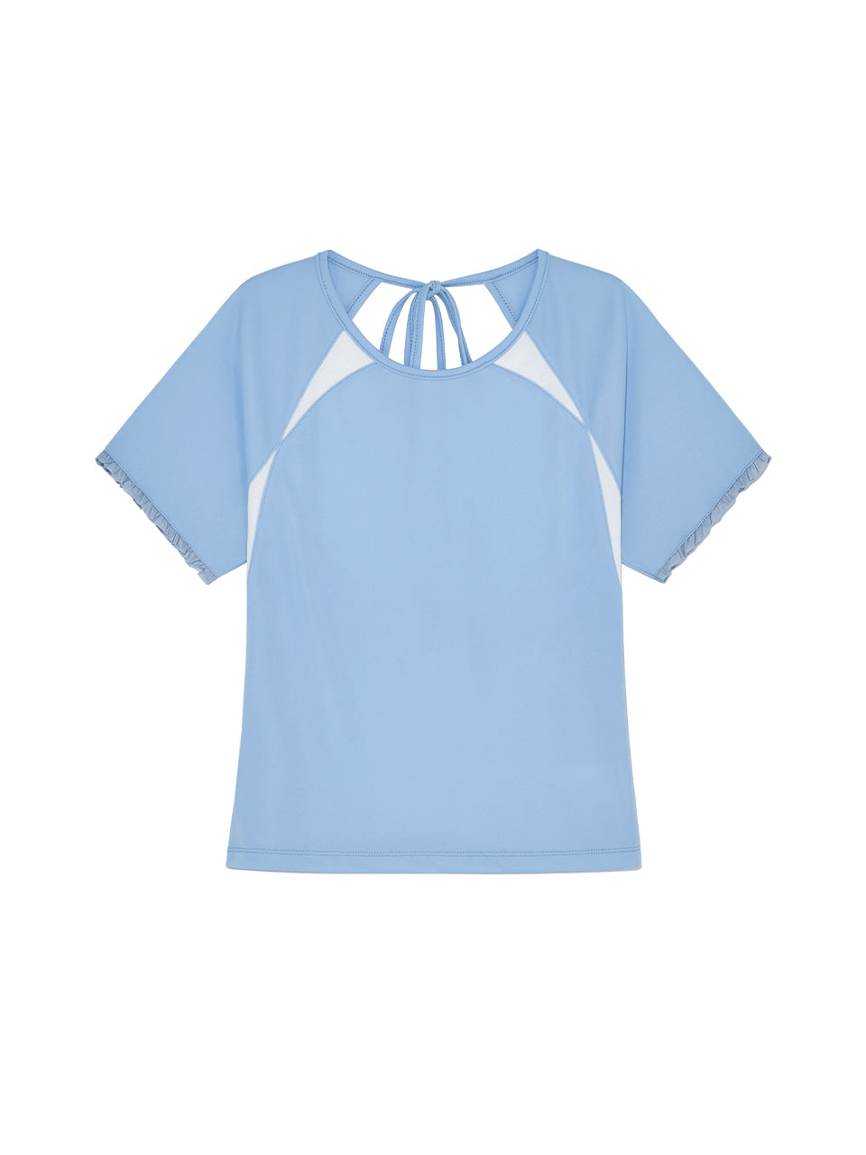 Kijun - Frill Backless Top (Sky Blue) product image 8 | TRAB K-Fashion Australia