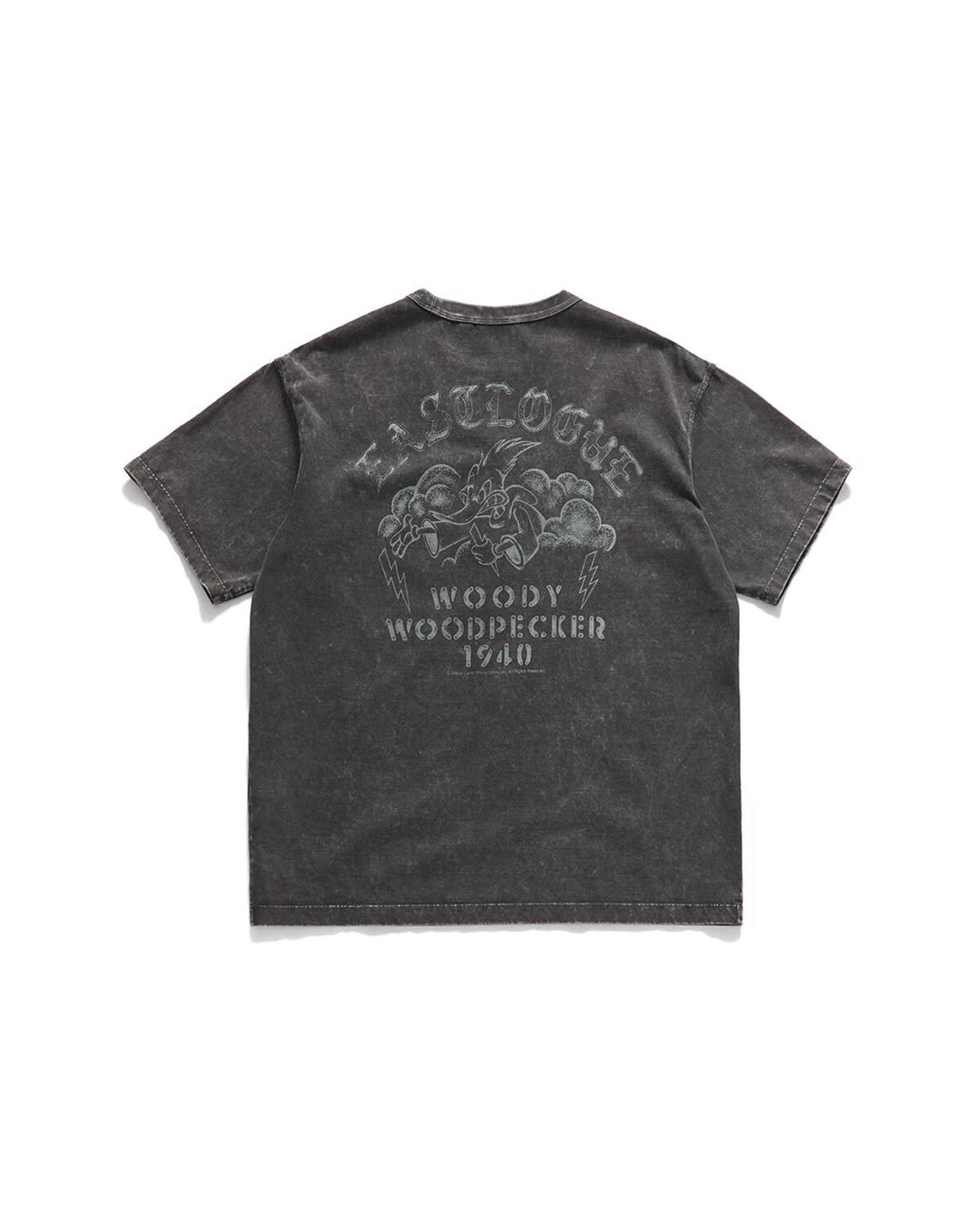 Eastlogue - Vintage Lightning Woody T-shirt (Charcoal) product image 1 | TRAB K-Fashion Australia