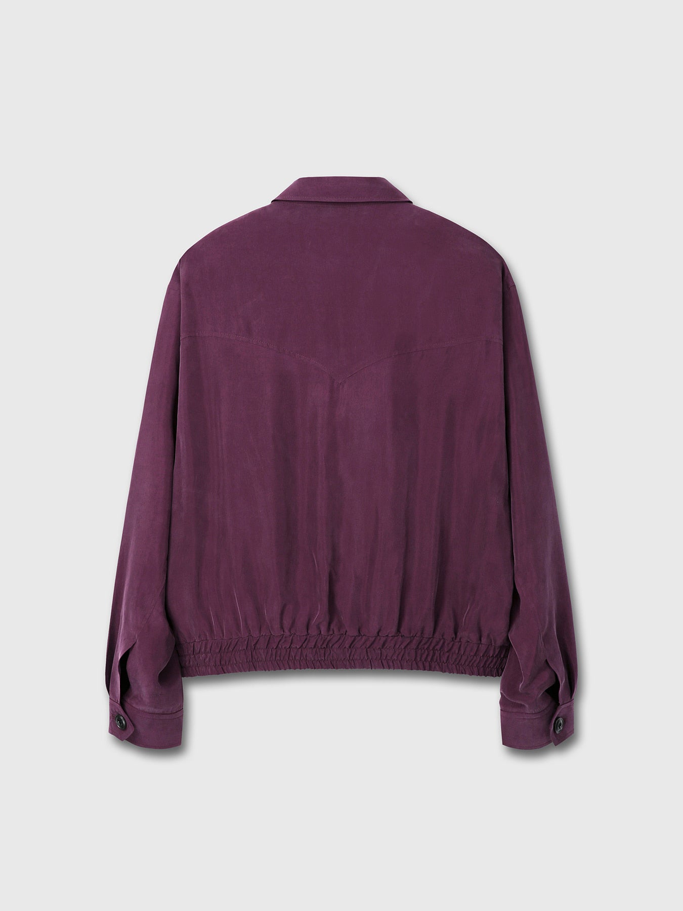 Tonywack - Cupro Western Blouson (Mulberry) product image 10 | TRAB K-Fashion Australia