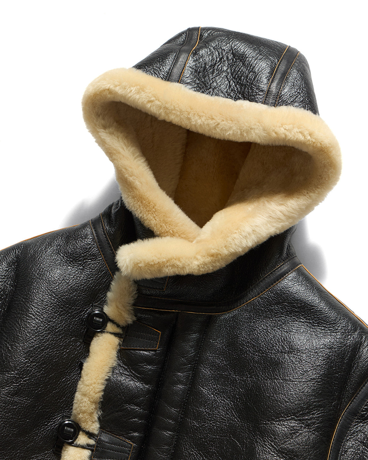 Eastlogue - Navigator Hoodie Mouton Parka (Black) product image 8 | TRAB K-Fashion Australia