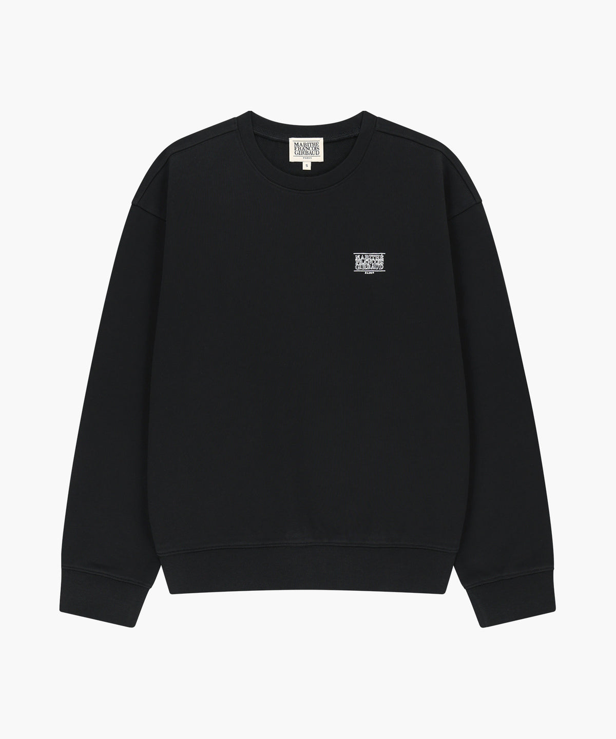 Marithe & Francois Girbaud - Doodle Classic Logo Oversized Sweatshirt (Black) product image 5 | TRAB K-Fashion Australia