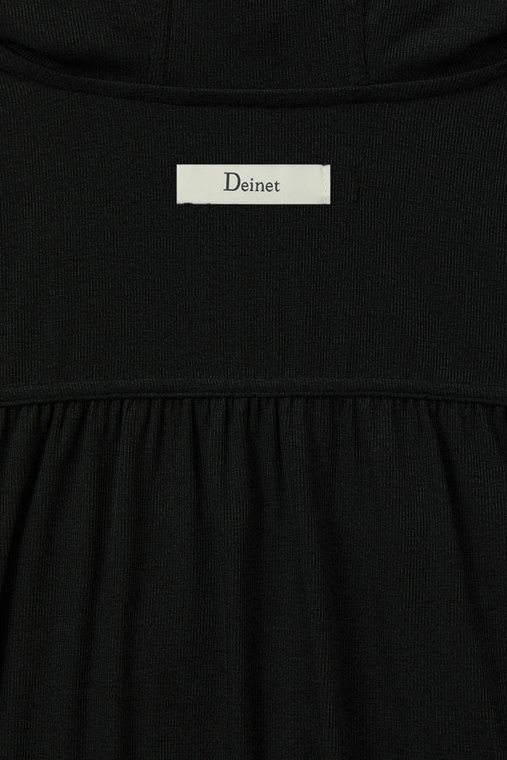 Deinet - Shirring Hood Zip Up (Black) product image 12 | TRAB K-Fashion Australia