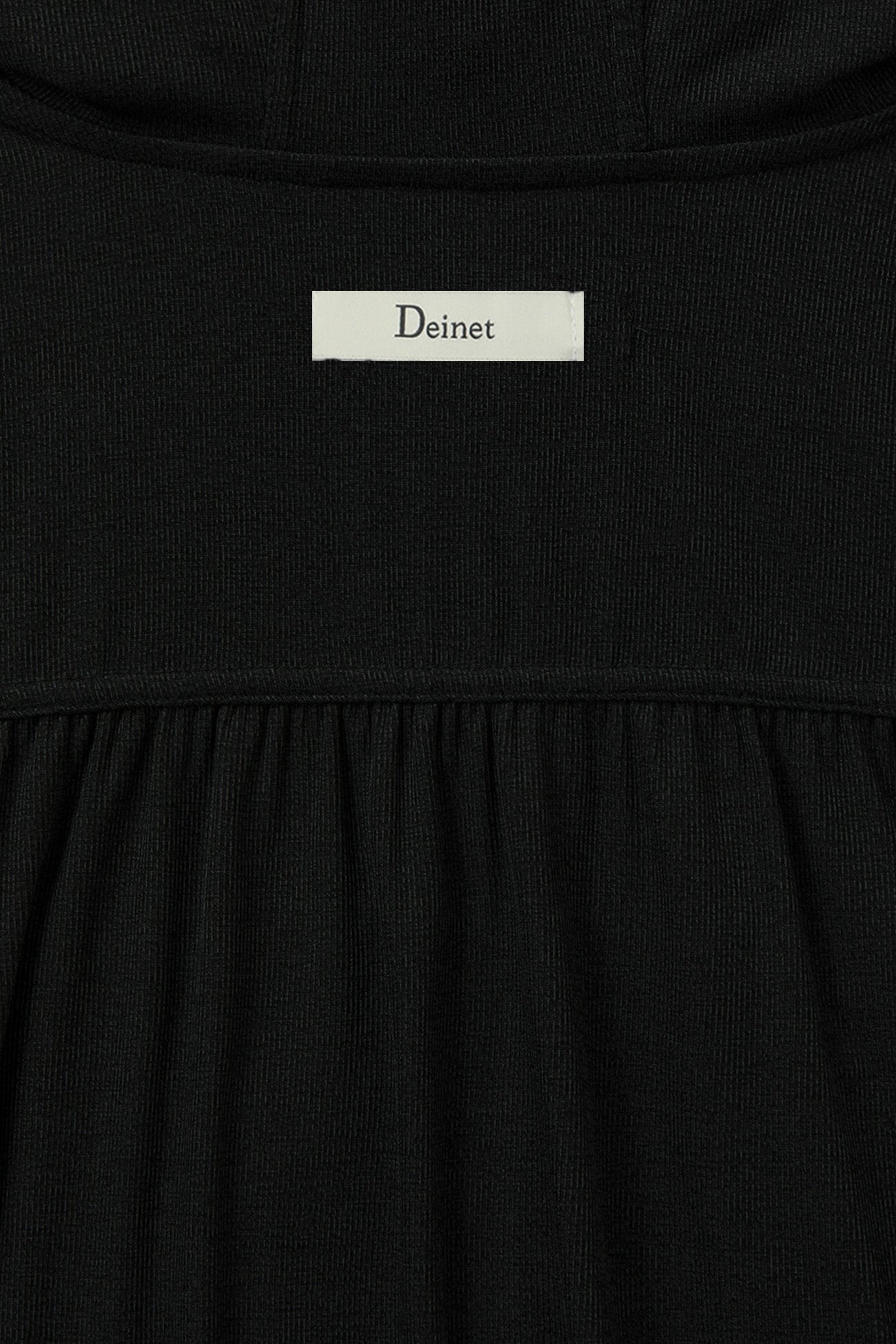 Deinet - Shirring Hood Zip Up (Black) product image 12 | TRAB K-Fashion Australia