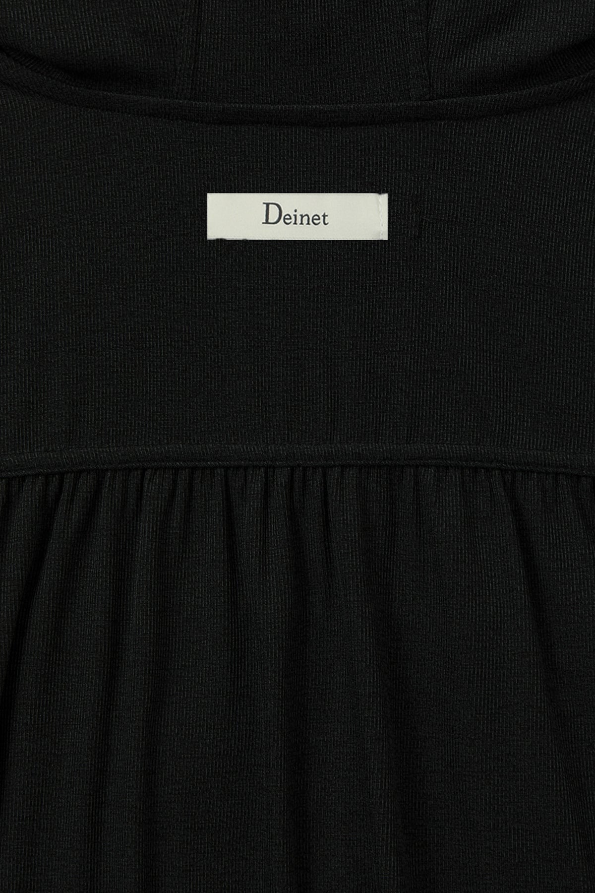 Deinet - Shirring Hood Zip Up (Black) product image 12 | TRAB K-Fashion Australia