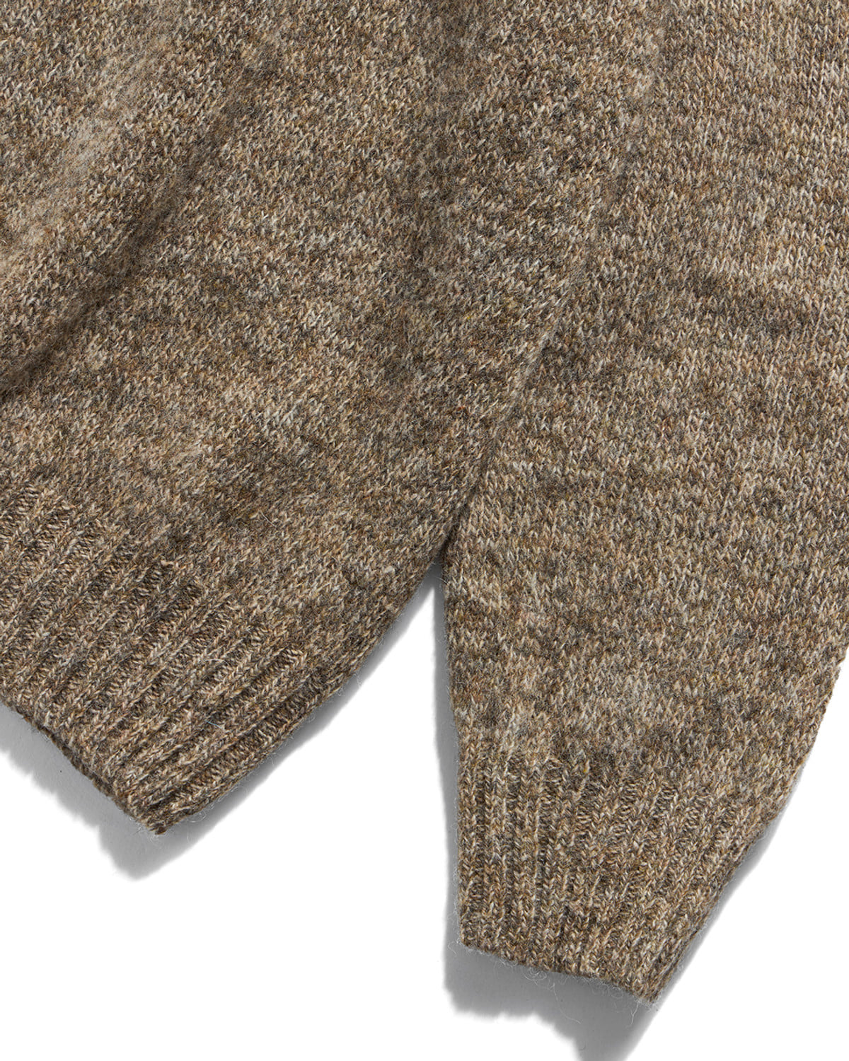 Eastlogue - Fair Isle Yoke Crew Neck Sweater (Mushroom) product image 4 | TRAB K-Fashion Australia