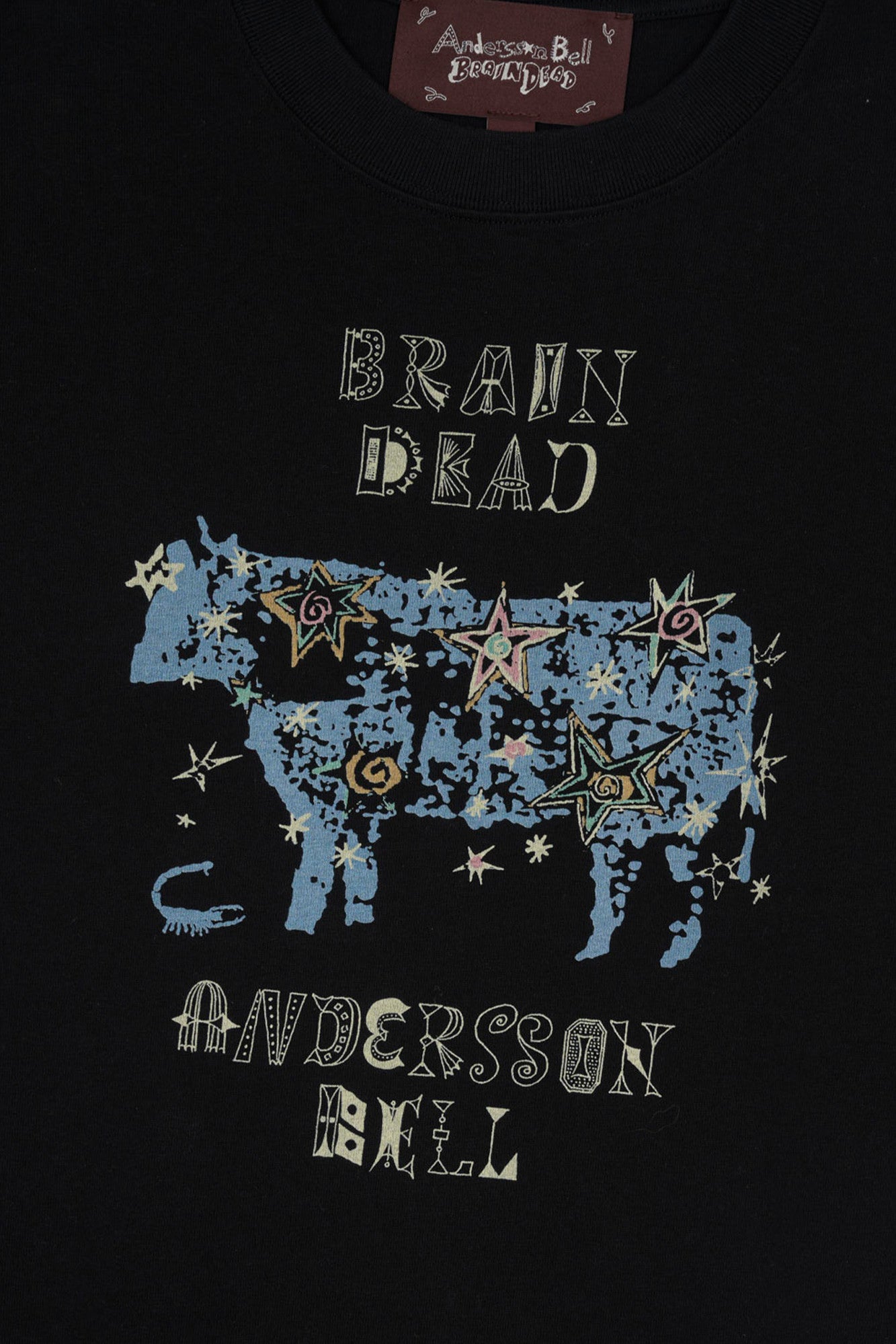 Andersson Bell - Andersson Bell X Brain Dead Cow T-Shirts (Black) product image 9 | TRAB K-Fashion Australia