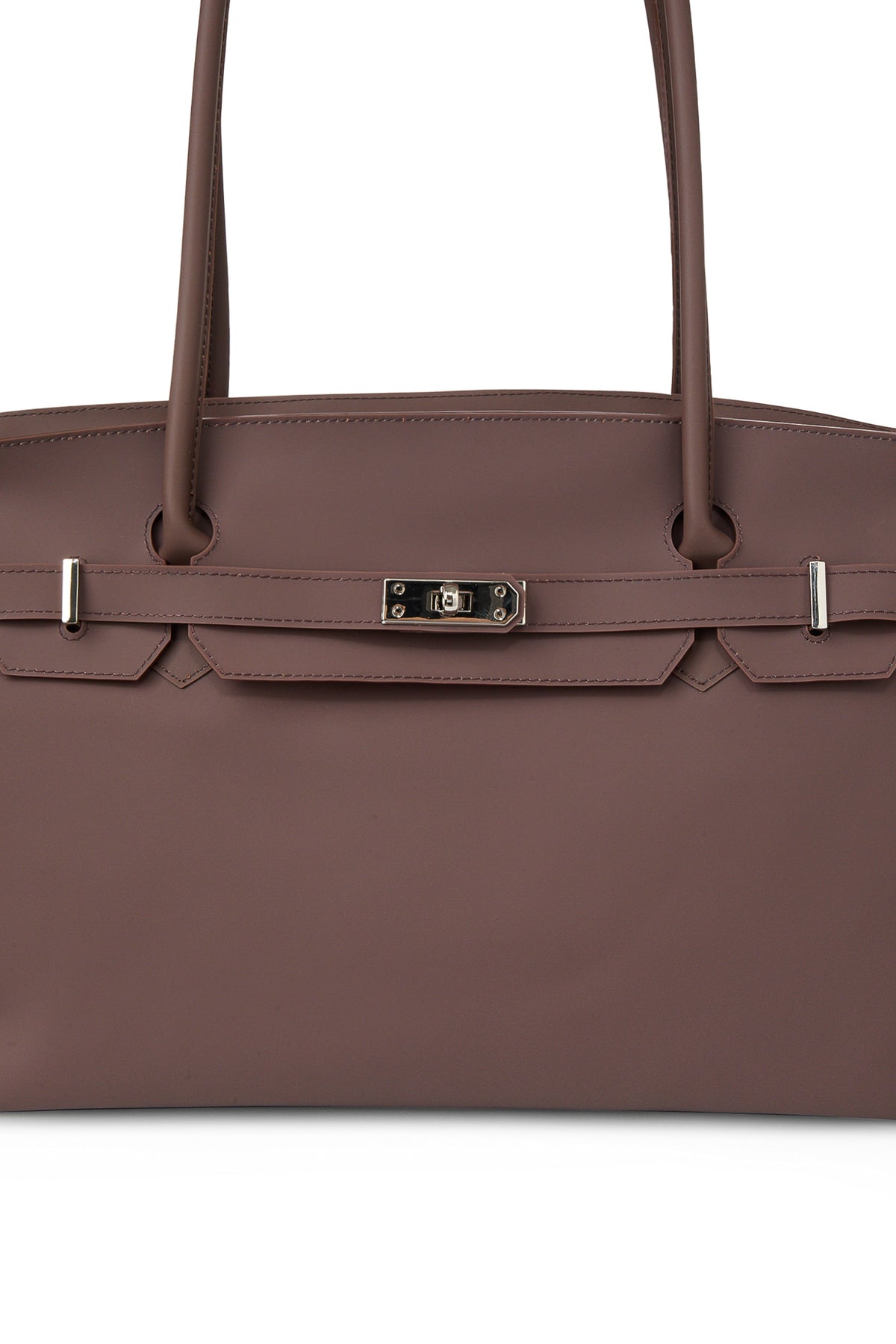 Deinet - [free Card Wallet] Jelly Two-Way Big Bag (Brown) product image 6 | TRAB K-Fashion Australia