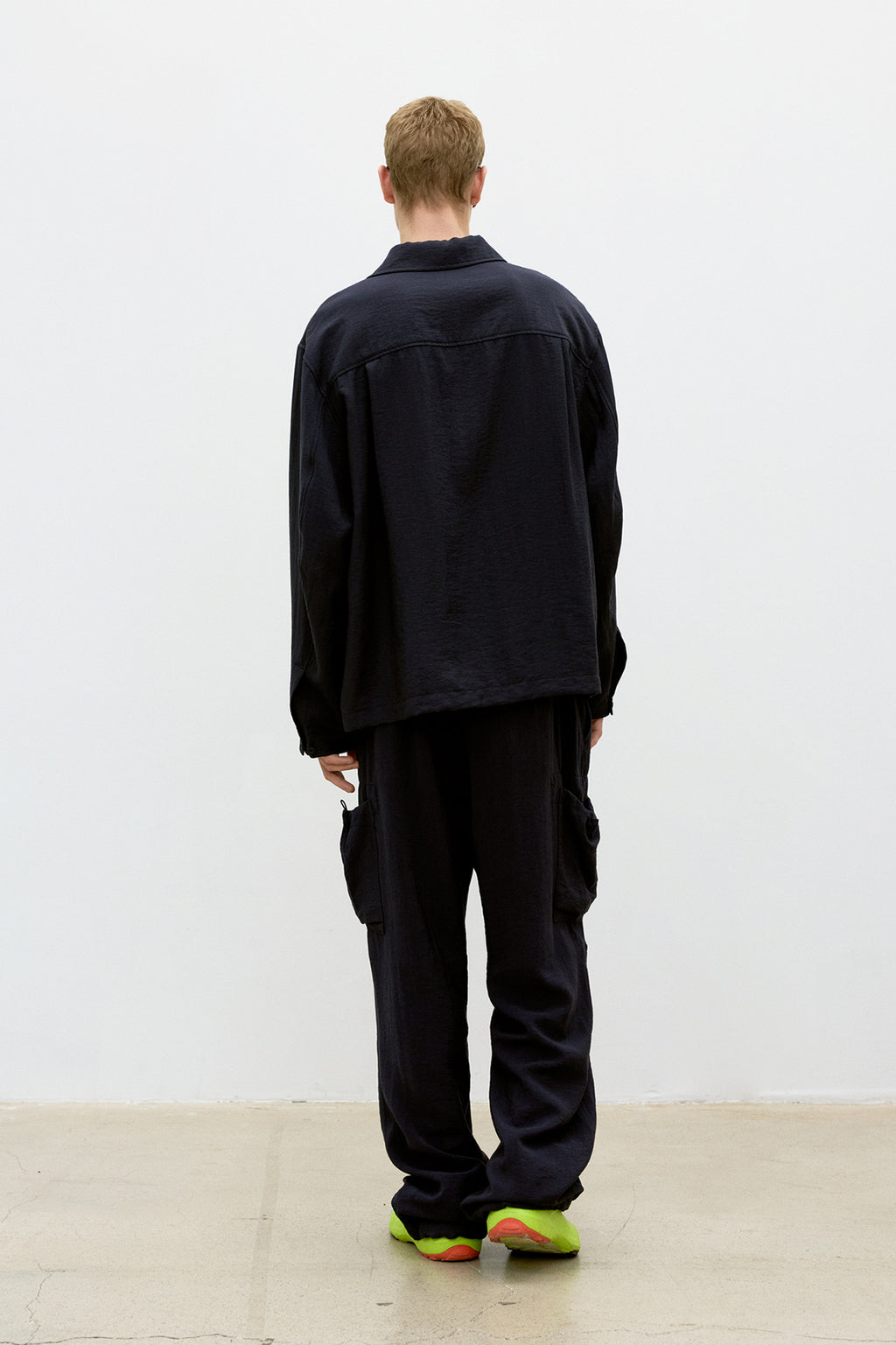 Coor - Bdu Drawstring Relaxed Pants (Deep Navy) product image 4 | TRAB K-Fashion Australia