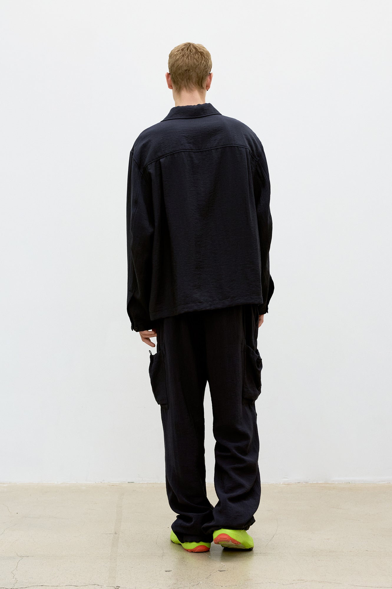Coor - Bdu Drawstring Relaxed Pants (Deep Navy) product image 4 | TRAB K-Fashion Australia