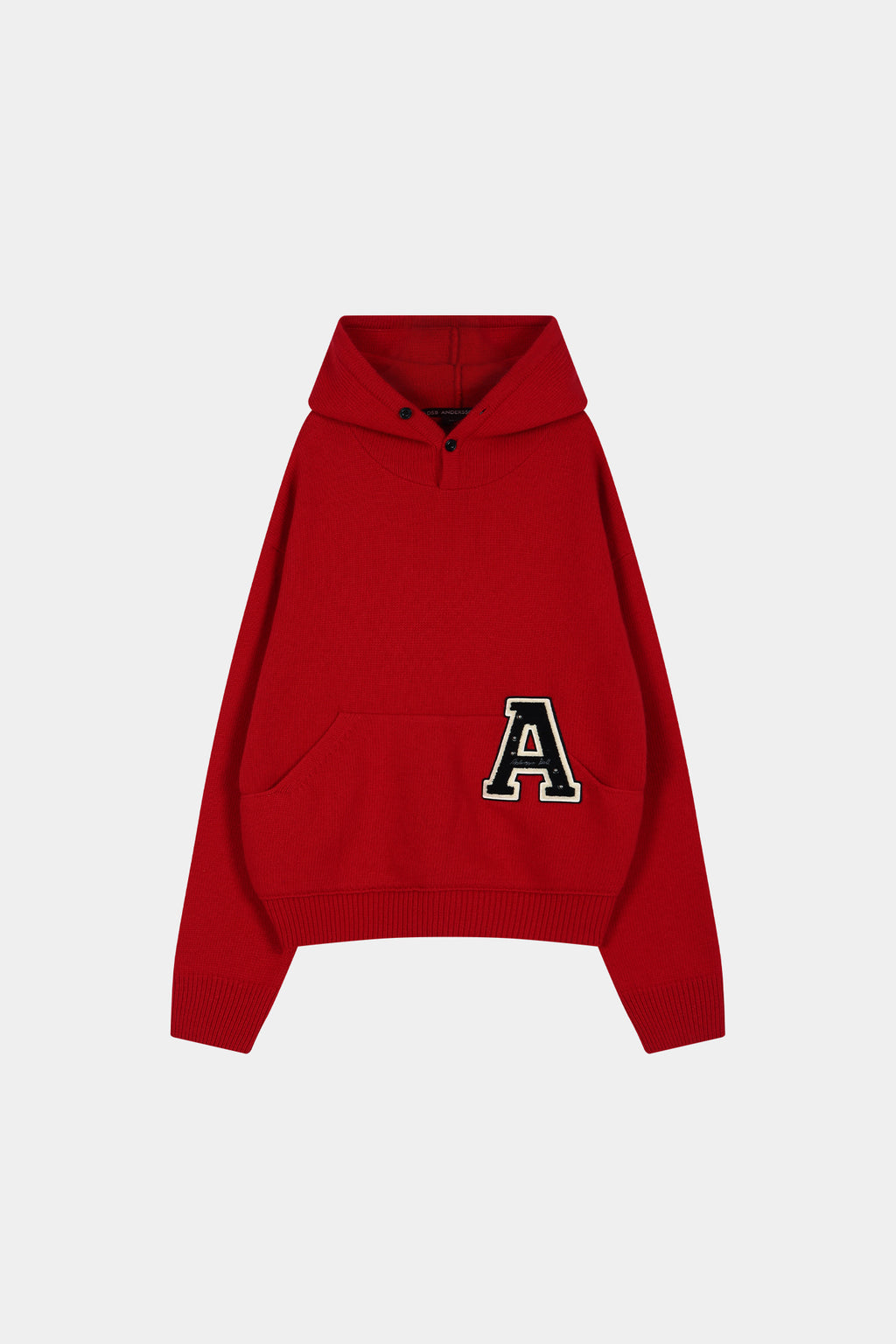 Andersson Bell - (essential) Unisex Varsity Patch Hoodie (red) (Red) product image 9 | TRAB K-Fashion Australia