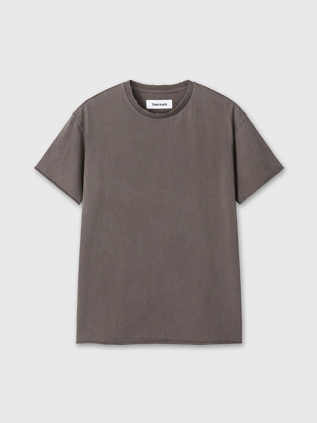 Tonywack - Garment Dyed Raw Edge T-Shirt (Faded Brown) product image 9 | TRAB K-Fashion Australia