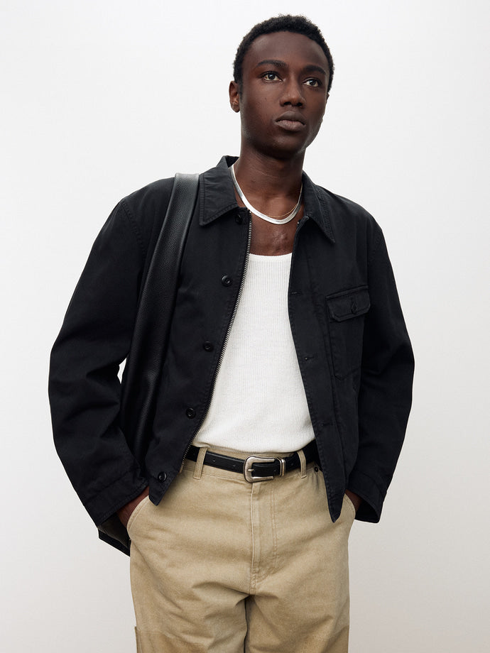 Tonywack - Garment-Dyed Cotton Deck Jacket (Faded Black) product image 5 | TRAB K-Fashion Australia
