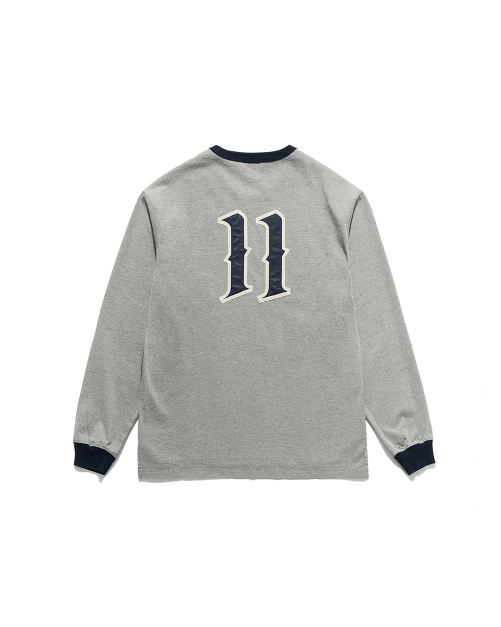 Eastlogue - 11 Ringer L.s T-shirts (Melange Grey & Navy) product image 5 | TRAB K-Fashion Australia
