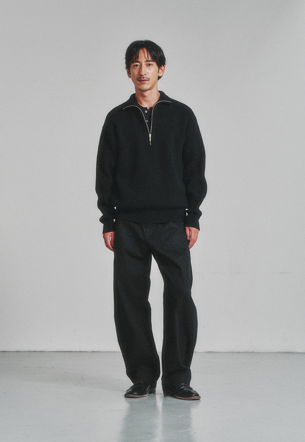 Art if acts - Curved Fatigue Trousers (Black) product image 2 | TRAB K-Fashion Australia