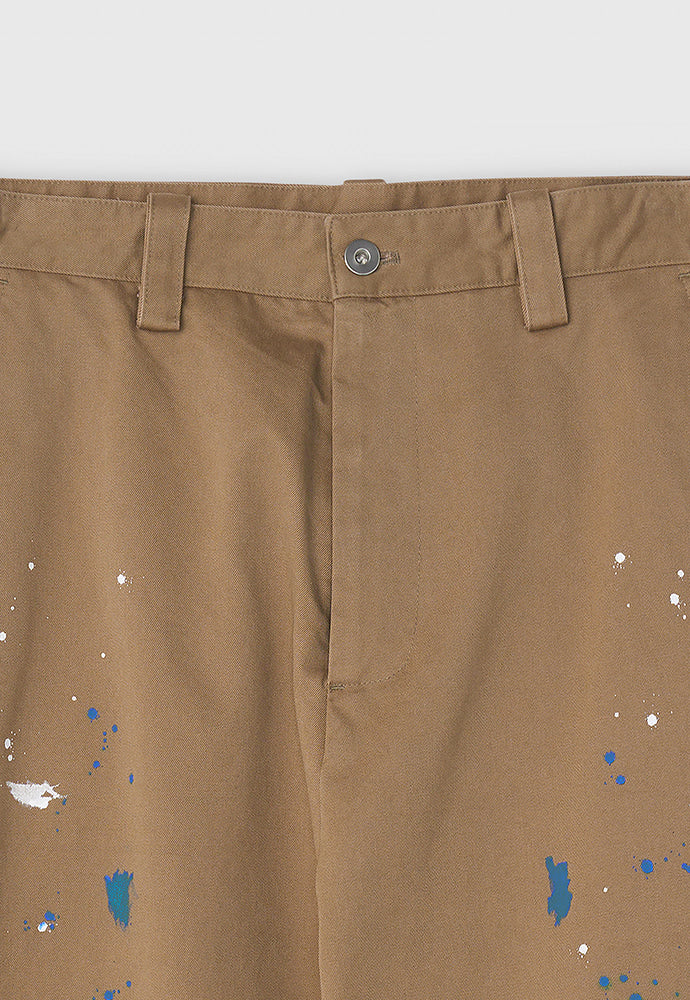 Tonywack - Wide-Leg Heavy Cotton Painter Pants (Beige) product image 9 | TRAB K-Fashion Australia