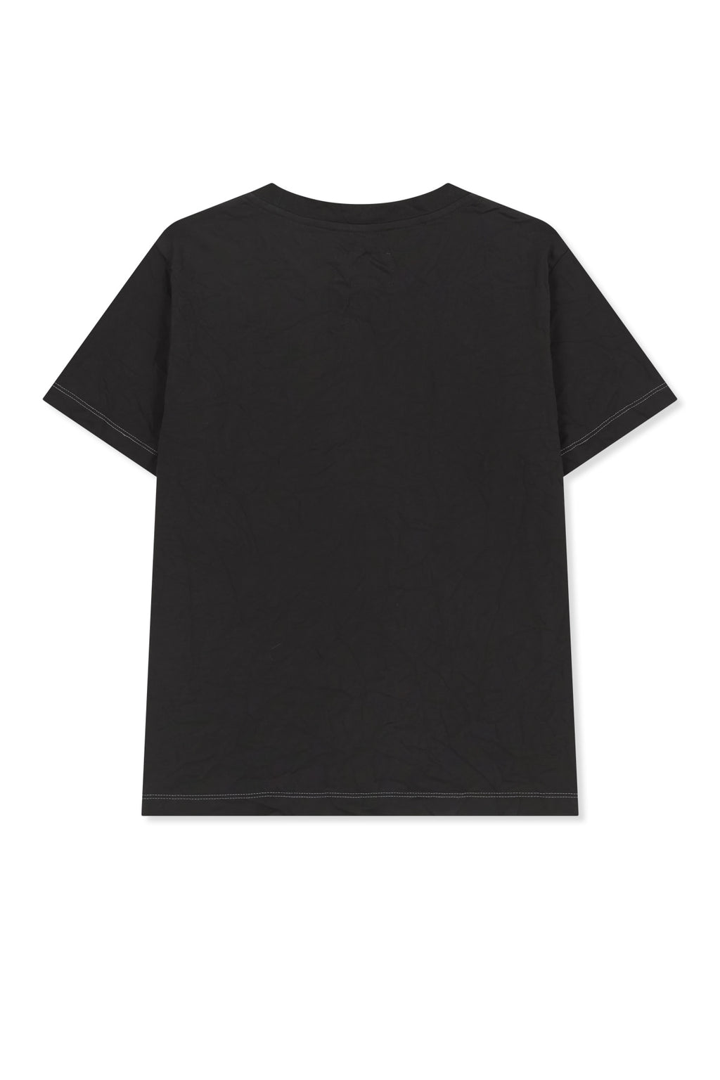 Matin Kim - Lettering Graffiti Crease Top (Black) product image 2 | TRAB K-Fashion Australia