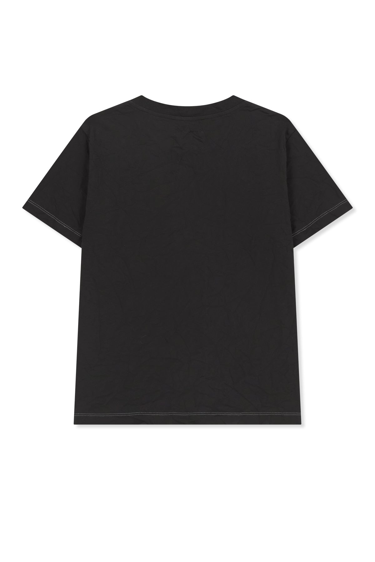 Matin Kim - Lettering Graffiti Crease Top (Black) product image 2 | TRAB K-Fashion Australia