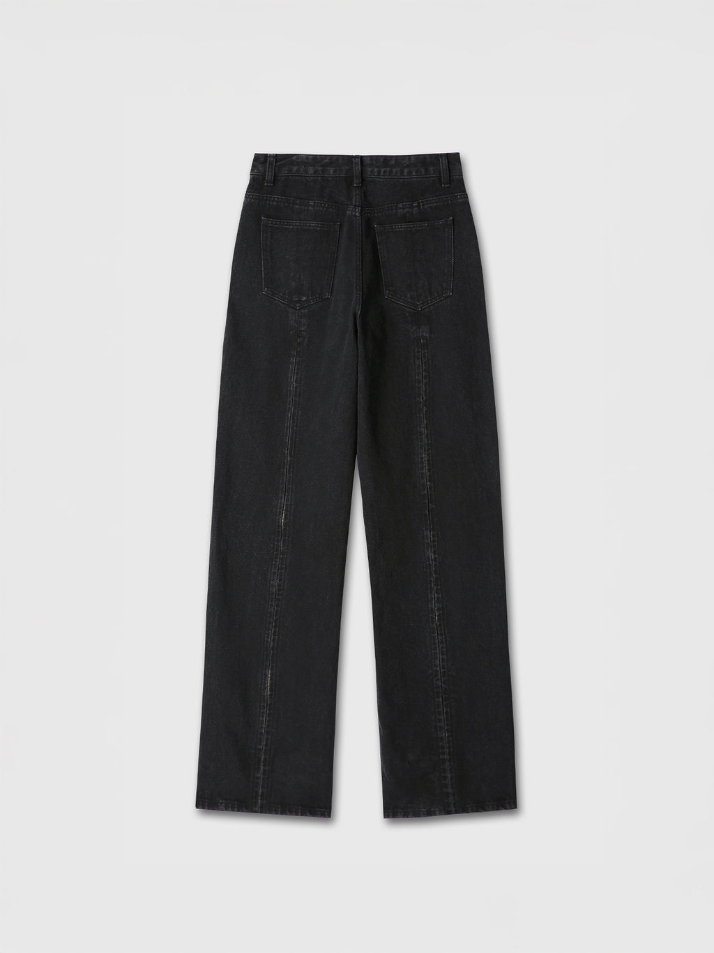 Tonywack - Zipped Wide Leg Denim (Black) product image 9 | TRAB K-Fashion Australia