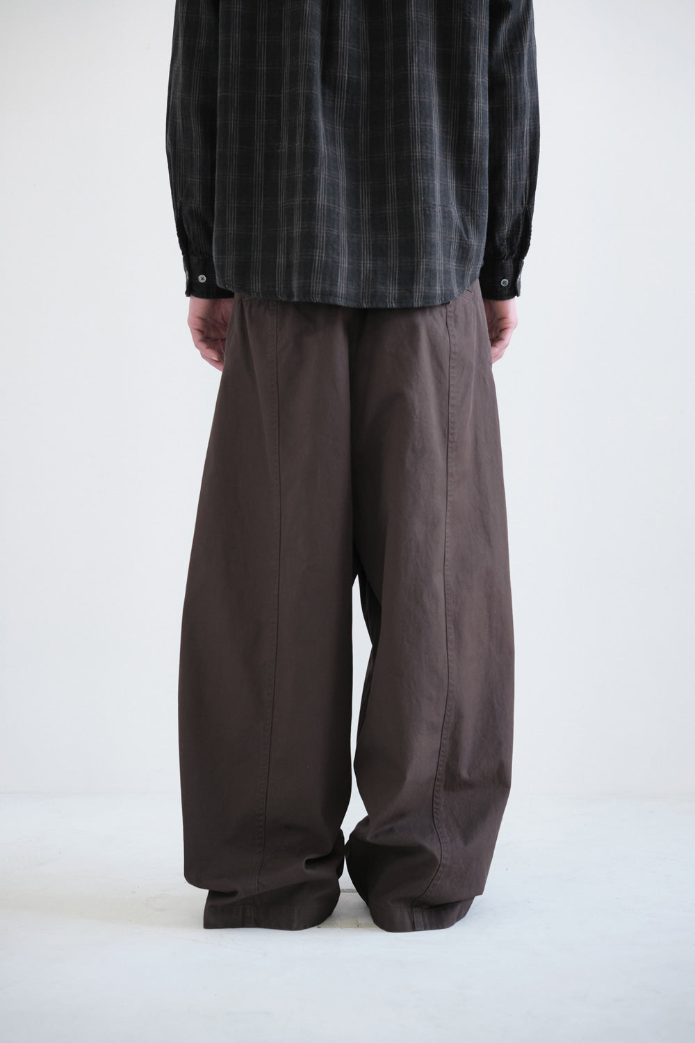 Hatchingroom - Slump Trousers (Dark Brown) product image 5 | TRAB K-Fashion Australia