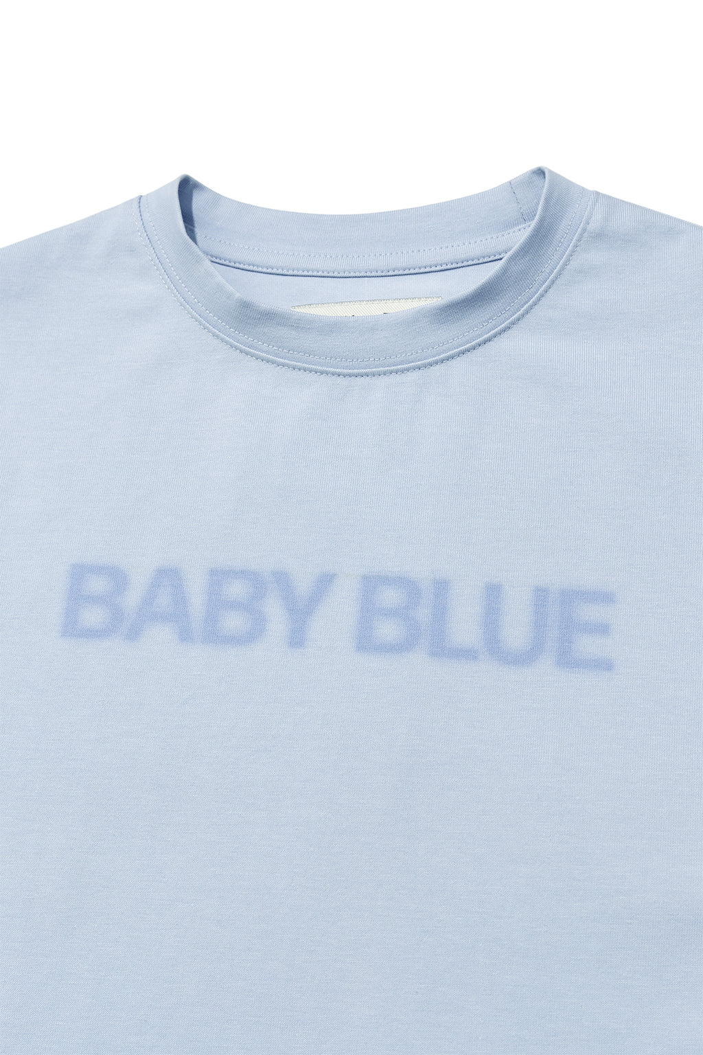Matin Kim - Color Name Printing Top (Light Blue) product image 3 | TRAB K-Fashion Australia