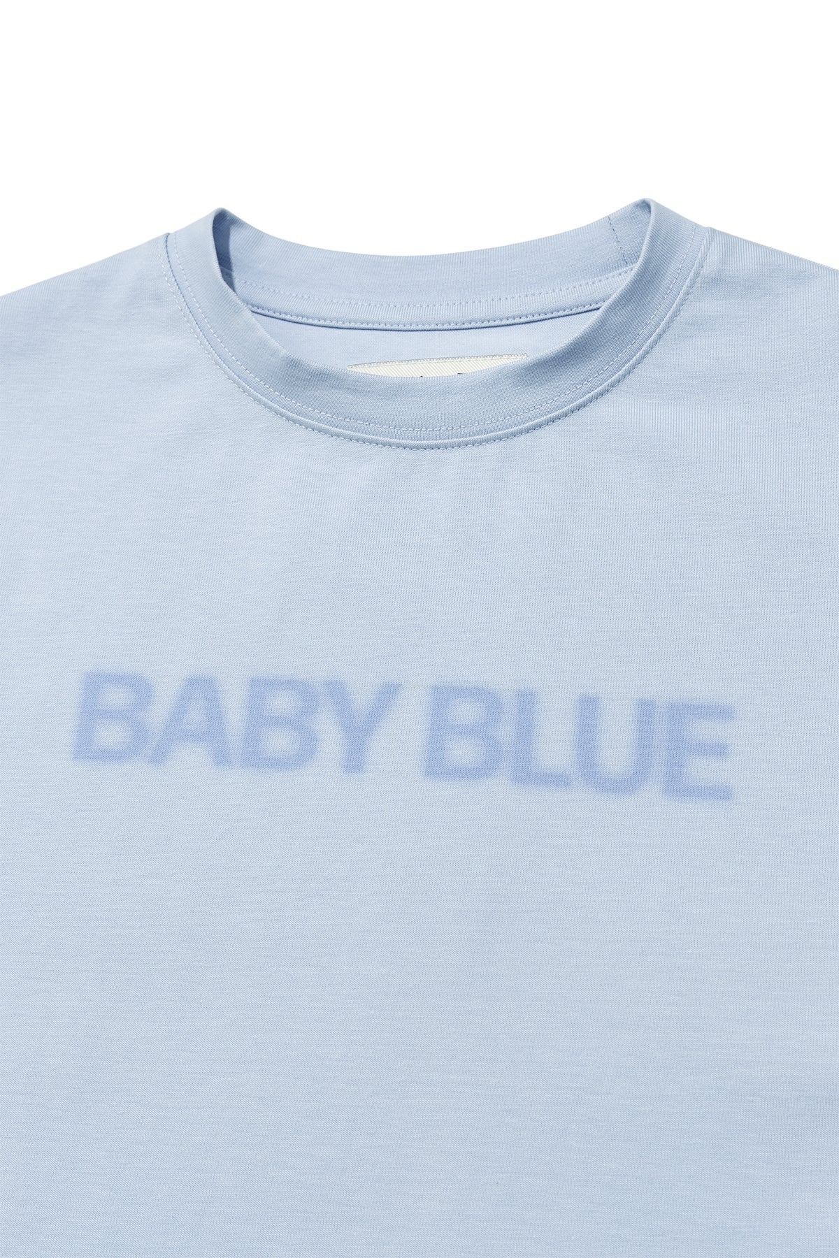 Matin Kim - Color Name Printing Top (Light Blue) product image 3 | TRAB K-Fashion Australia