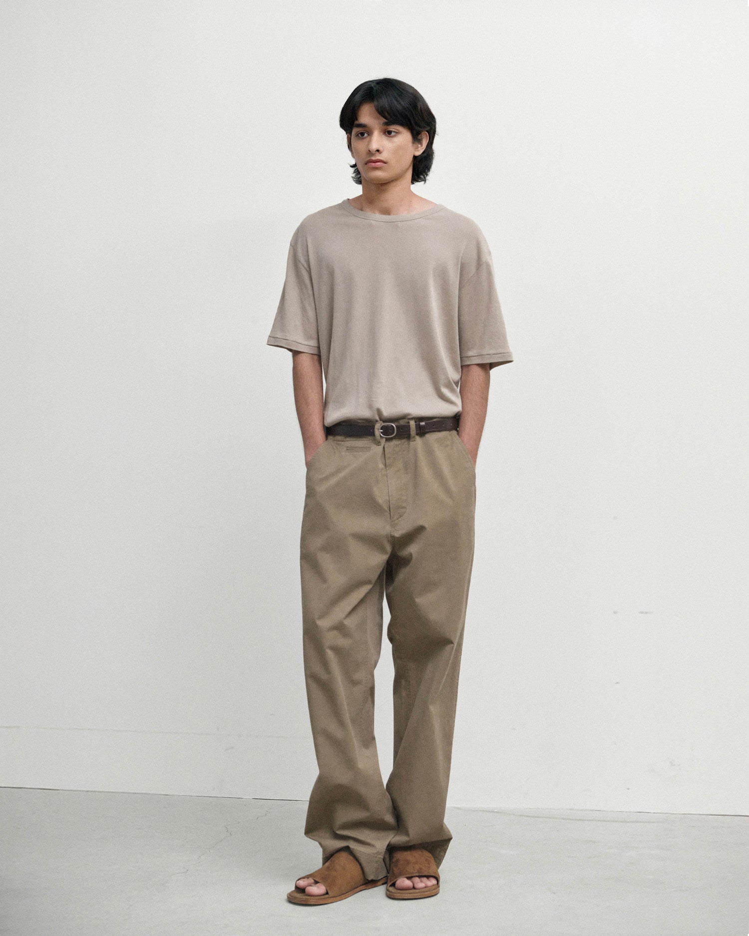 Brownyard - Vintage Cotton Pants (Khaki) product image 1 | TRAB K-Fashion Australia