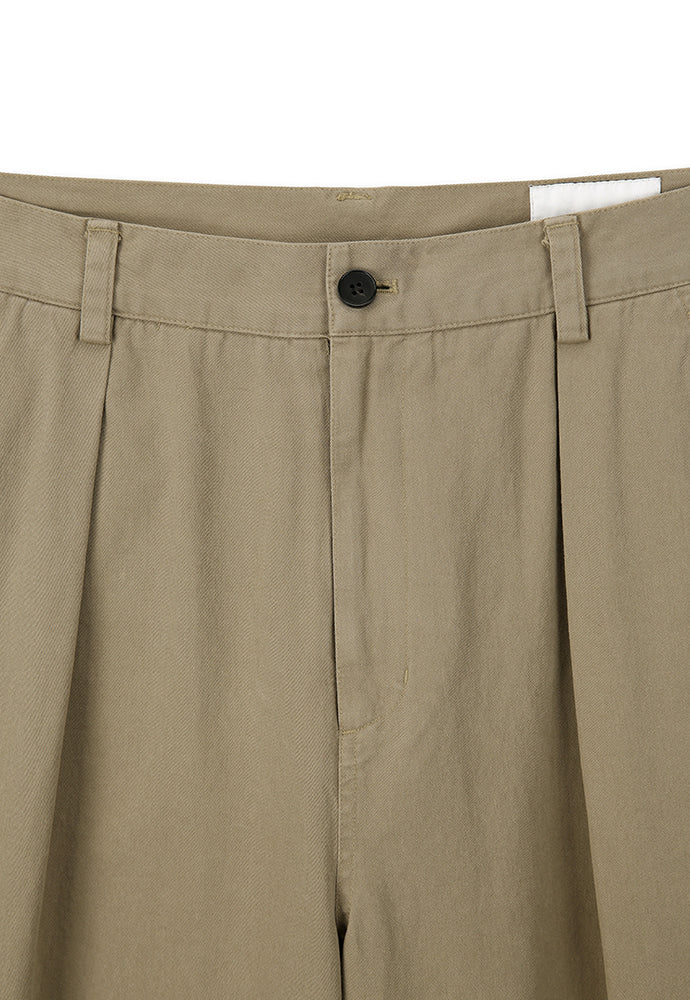 Art if acts - One Tuck Chino Pants (Beige) product image 8 | TRAB K-Fashion Australia
