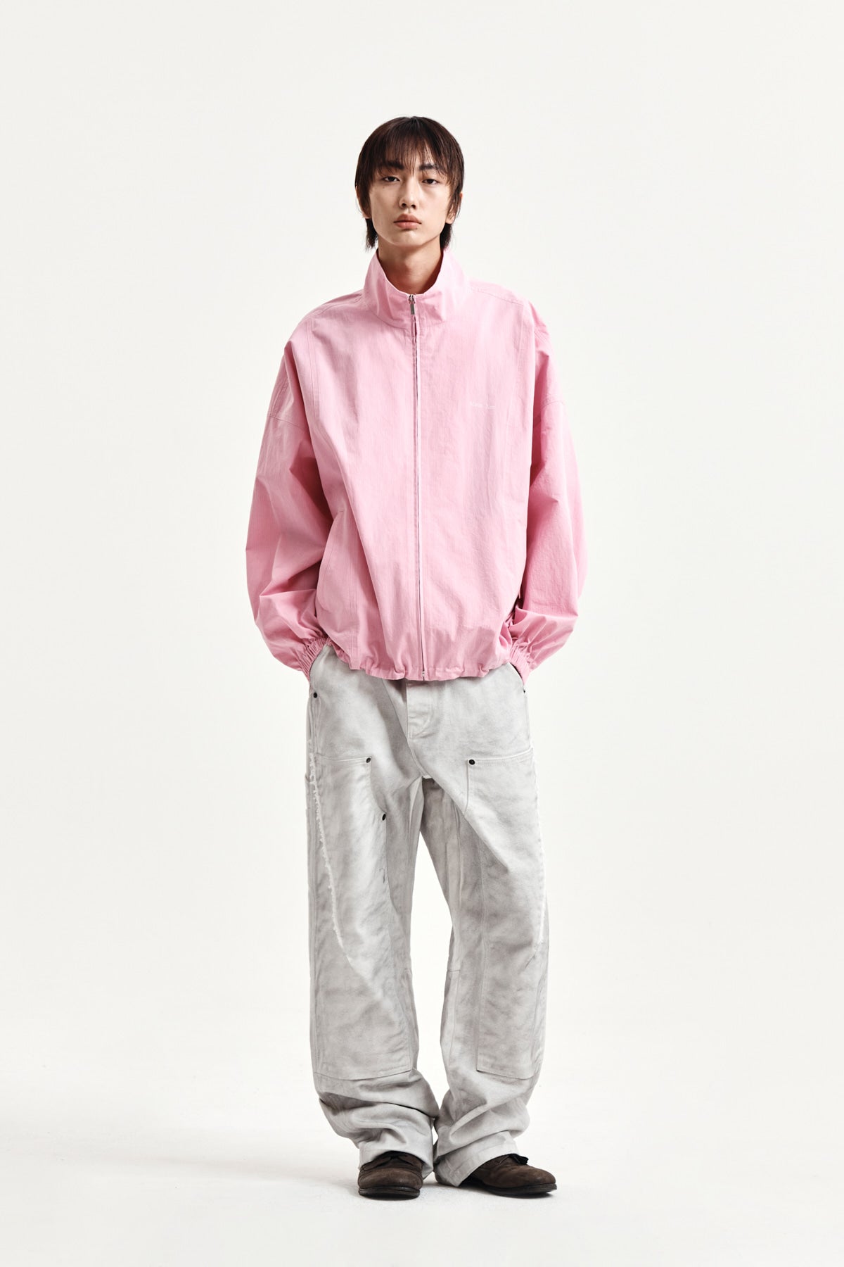 Matin Kim - Back Logo High Neck Jumper (Pink) product image 14 | TRAB K-Fashion Australia