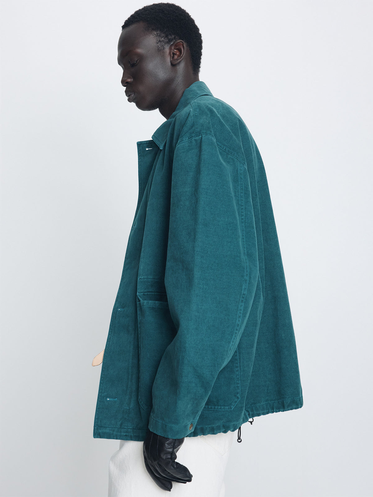 Tonywack - Brushed Cotton Barn Jacket (Green) product image 5 | TRAB K-Fashion Australia