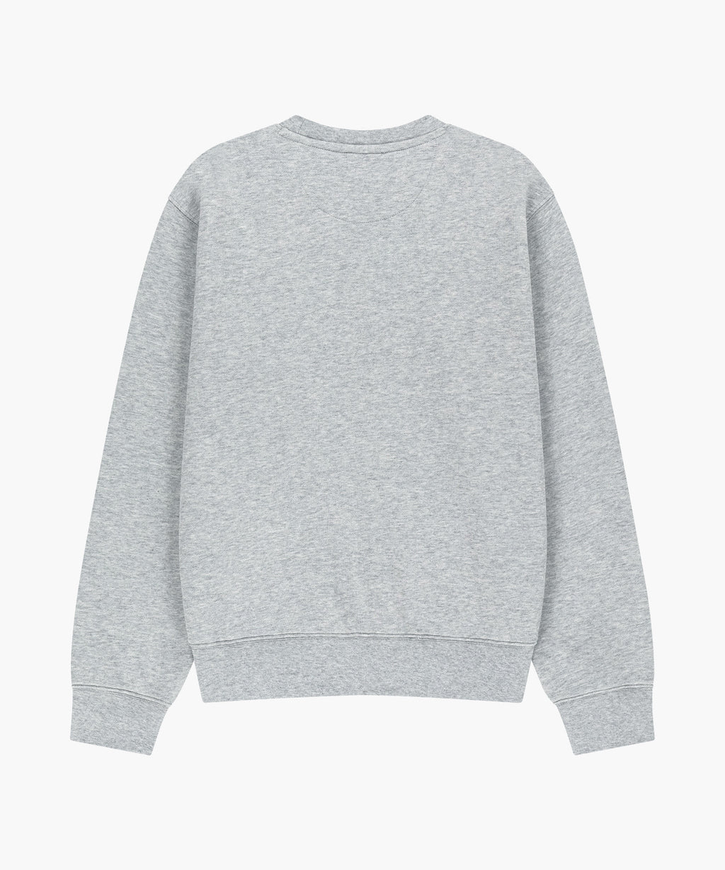 Marithe & Francois Girbaud - Classic Logo Check Applique Sweatshirt (Heather Gray) product image 6 | TRAB K-Fashion Australia