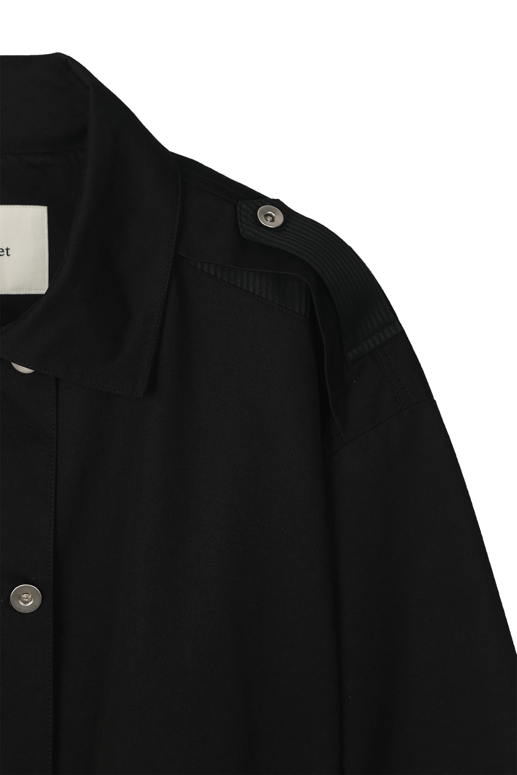 Deinet - Buckle Point Trench Jacket (Black) product image 13 | TRAB K-Fashion Australia
