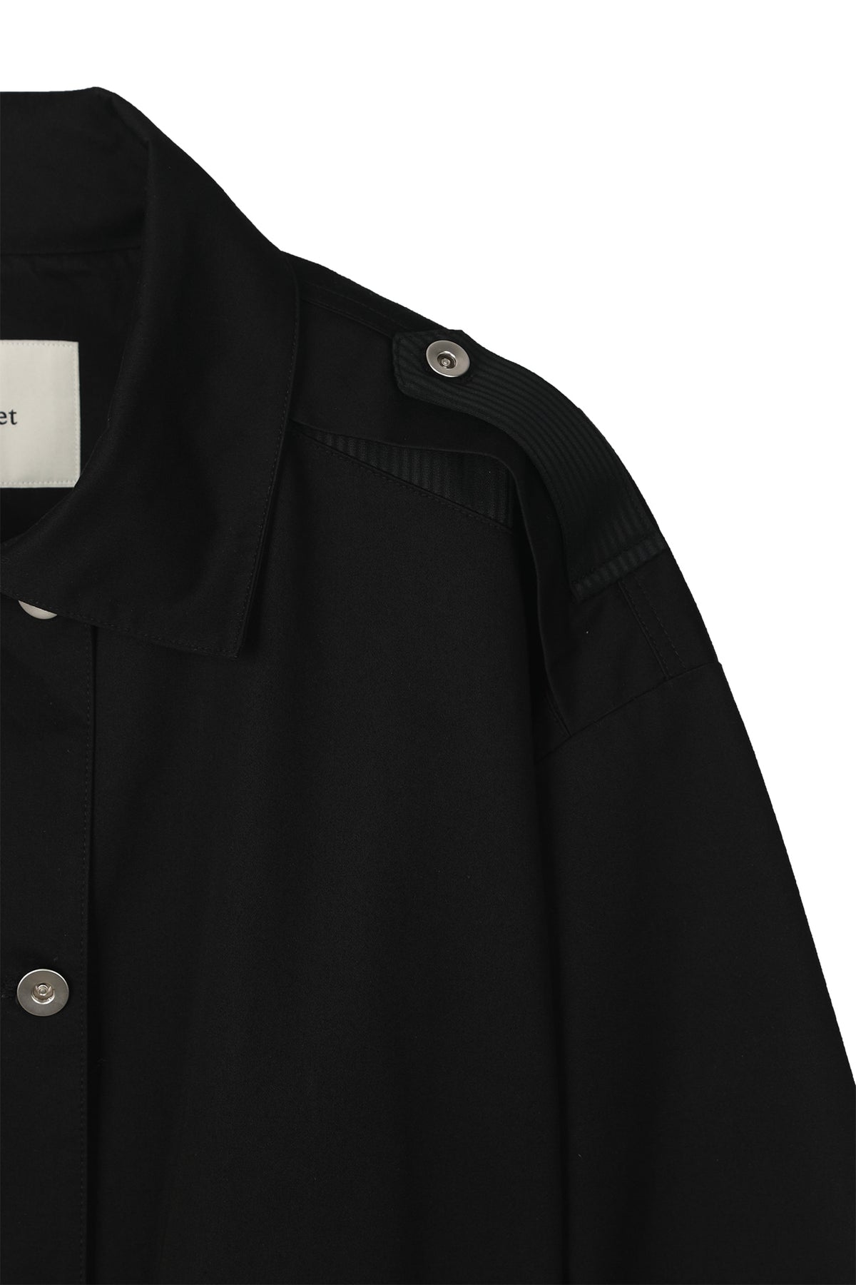 Deinet - Buckle Point Trench Jacket (Black) product image 13 | TRAB K-Fashion Australia