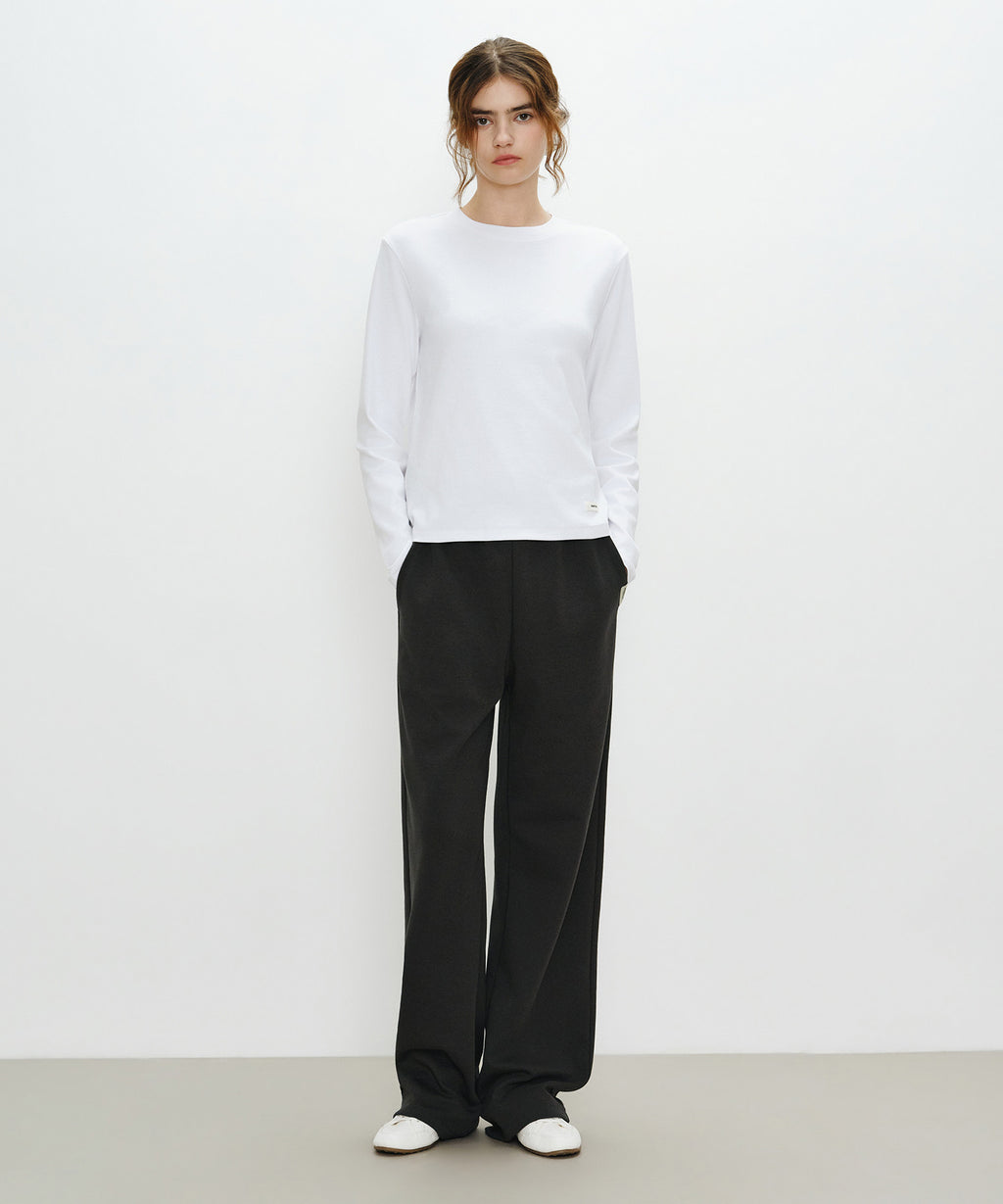 Marithe & Francois Girbaud - Basic Long Sleeve (White) product image 4 | TRAB K-Fashion Australia