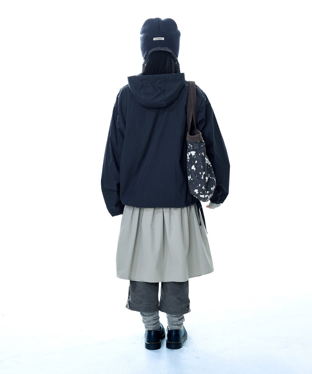 Coyseio - Check Wrinkles Wind Breaker (Navy) product image 13 | TRAB K-Fashion Australia