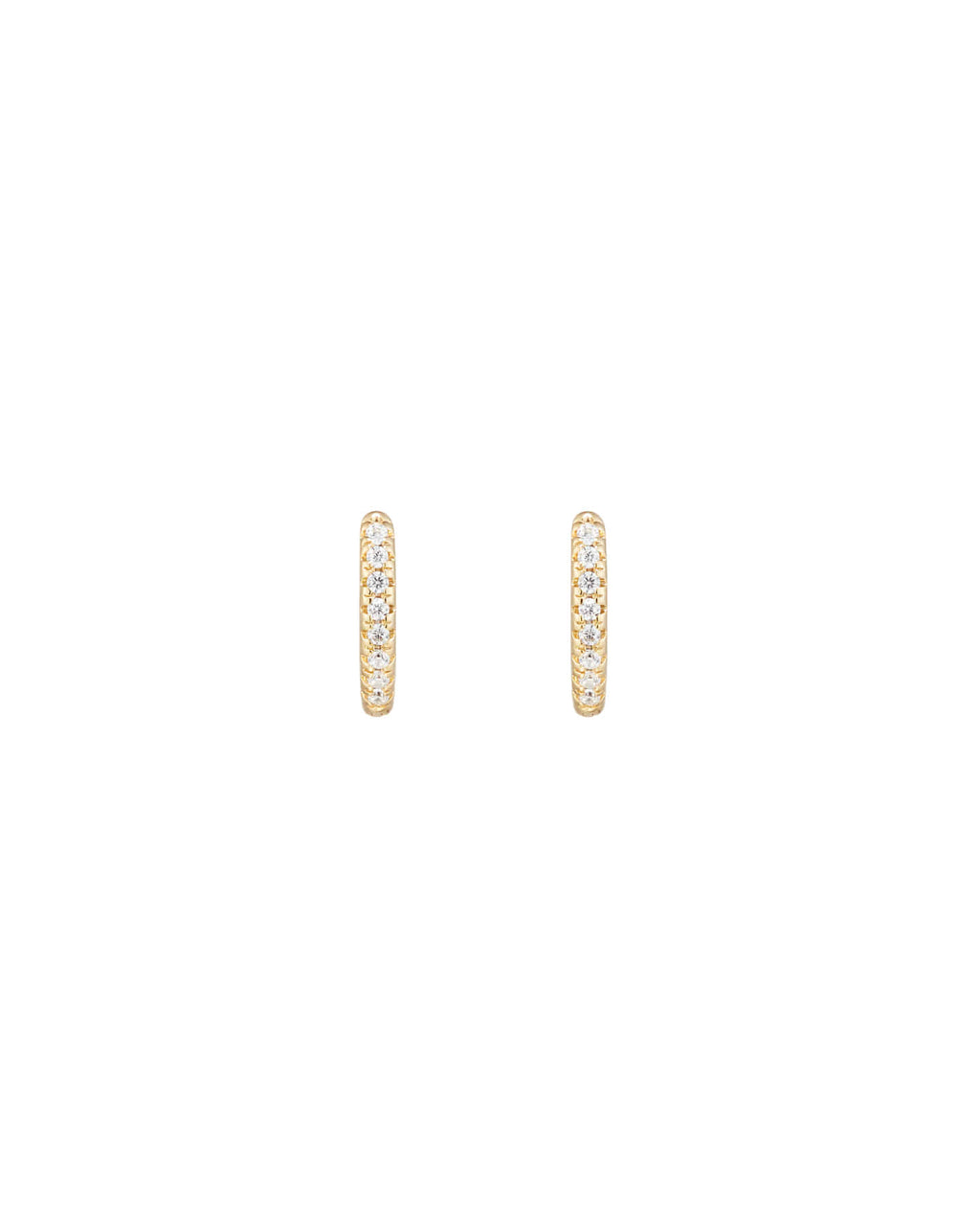 Numbering - Basic Pave Hoop Earrings #3122 product image 8 | TRAB K-Fashion Australia