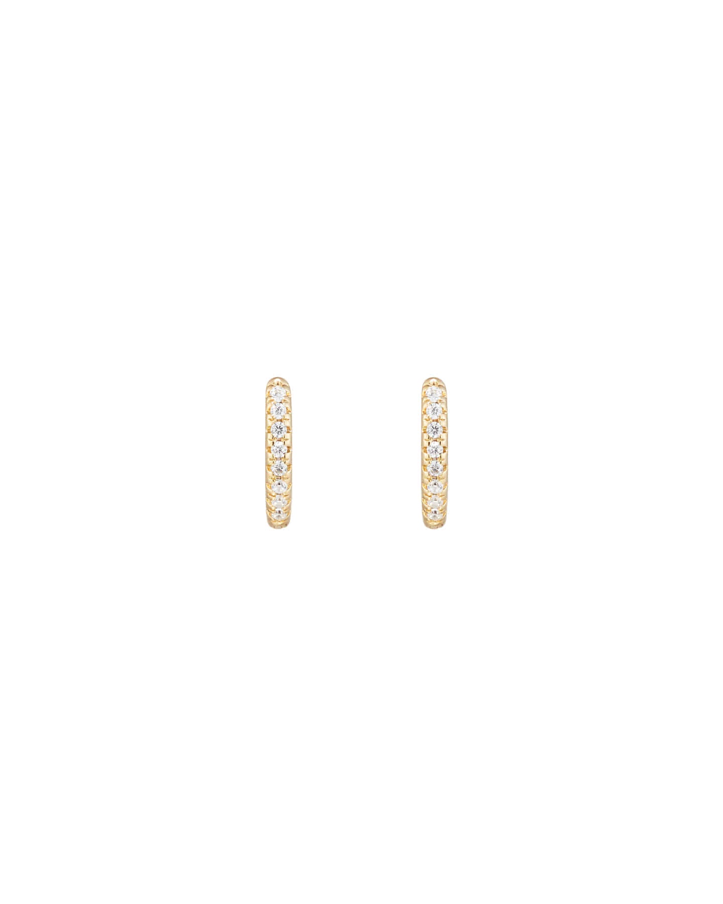 Numbering - Basic Pave Hoop Earrings #3122 product image 8 | TRAB K-Fashion Australia