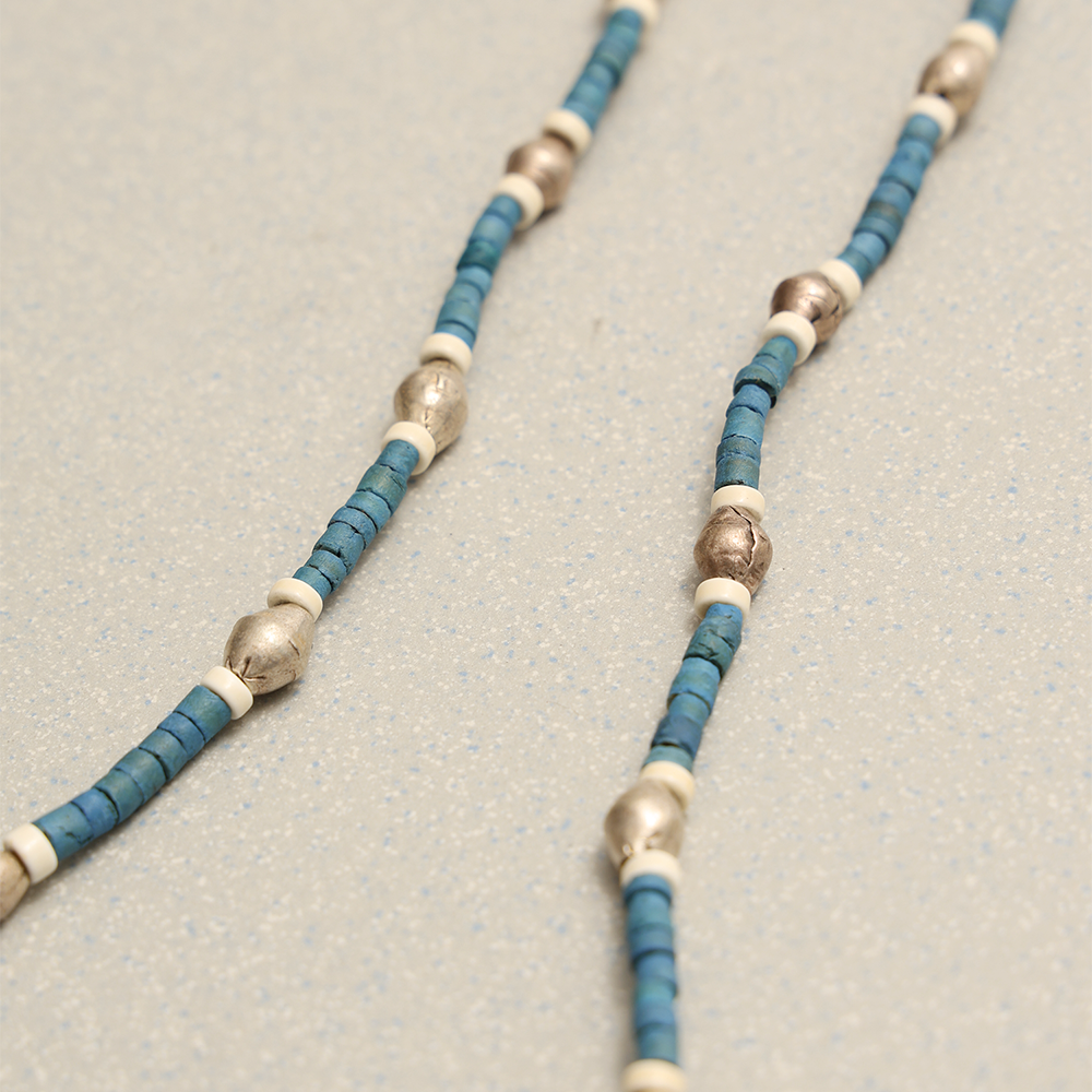 Towtow Archive - Eagle Charm Beads Necklace (Blue) product image 3 | TRAB K-Fashion Australia