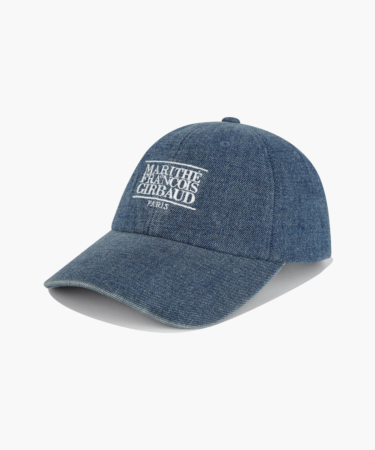 Marithe & Francois Girbaud - Denim Washing Small Classic Logo Covered Cap (Blue) product image 1 | TRAB K-Fashion Australia