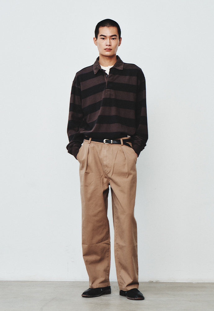 Art if acts - Garment Dyed Rugby Tee (Mud) product image 3 | TRAB K-Fashion Australia