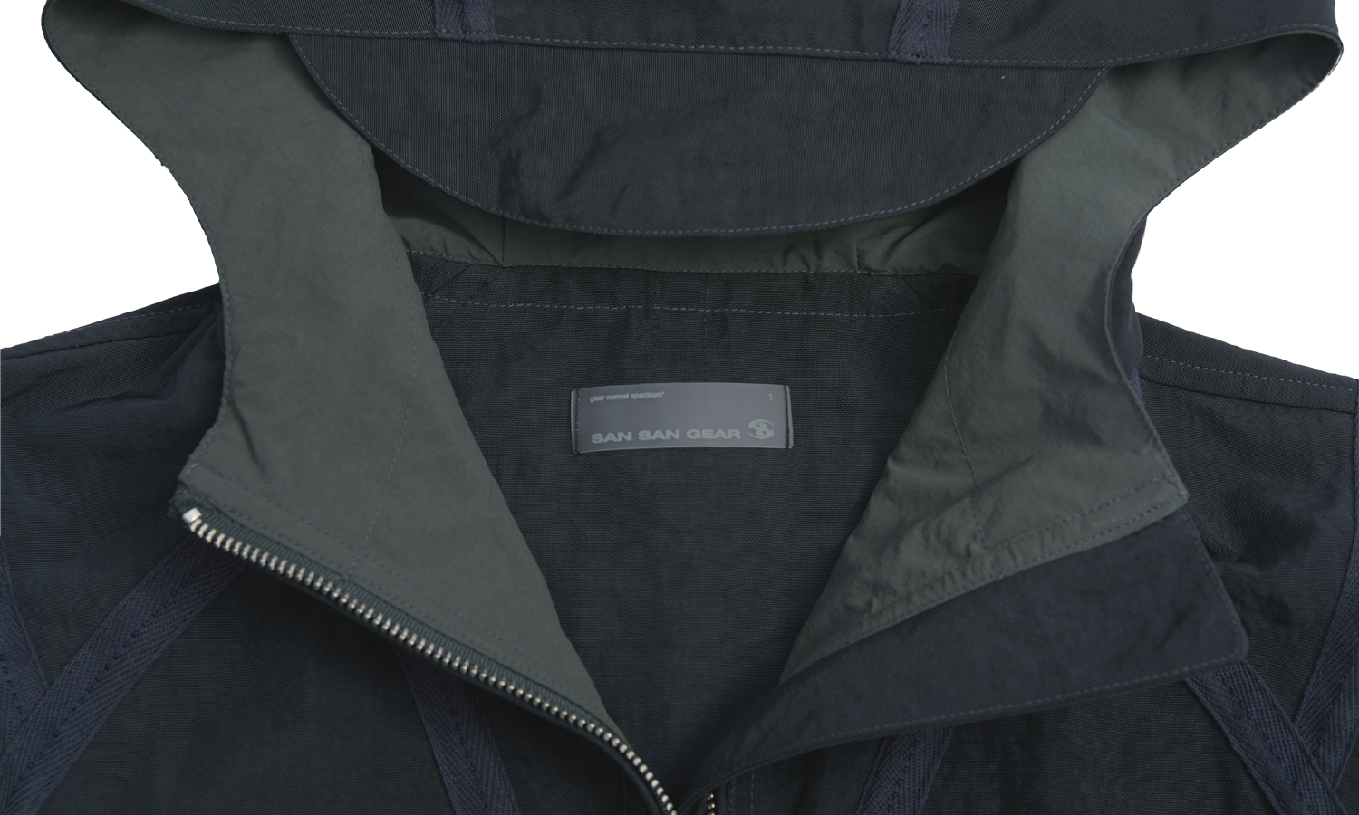 San San Gear - Webbing Jacket (Blue Charcoal) product image 12 | TRAB K-Fashion Australia