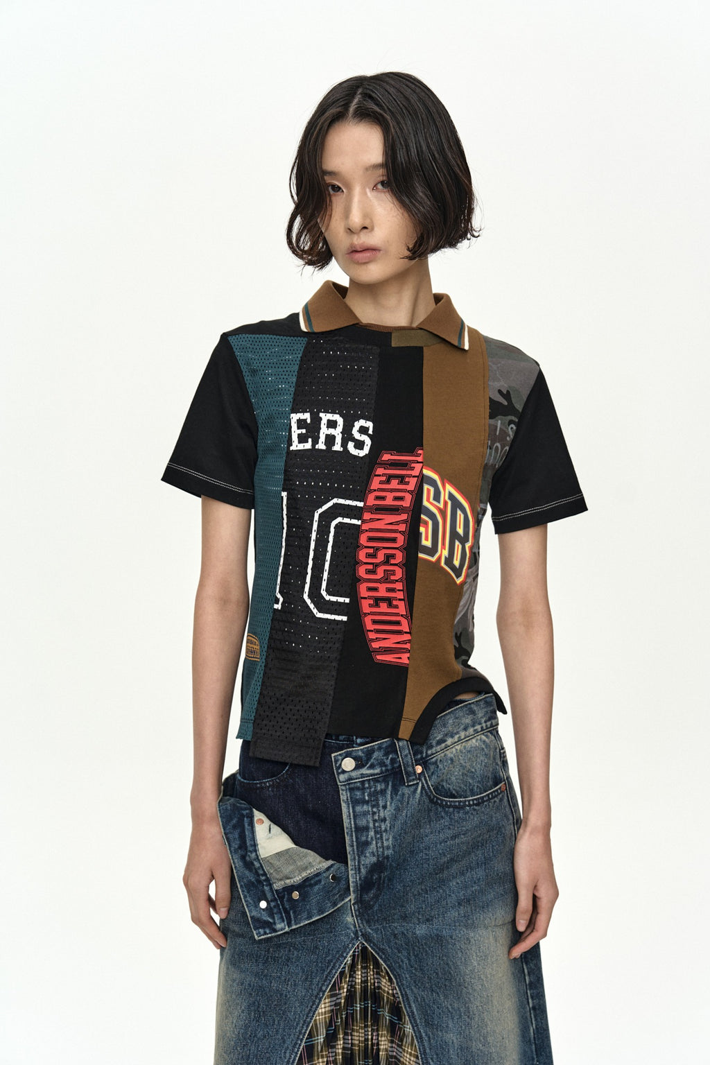Andersson Bell - Reworked Vintage Jersey T-Shirt (Black) product image 1 | TRAB K-Fashion Australia