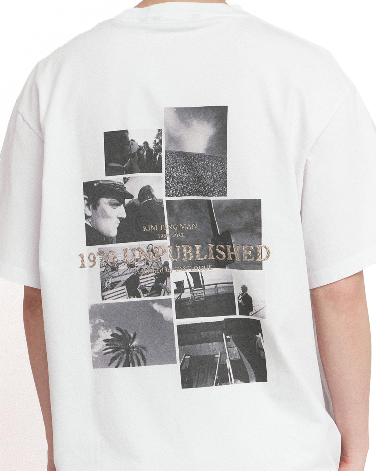 Eastlogue - Monochrome Photograph T-shirt (White) product image 3 | TRAB K-Fashion Australia