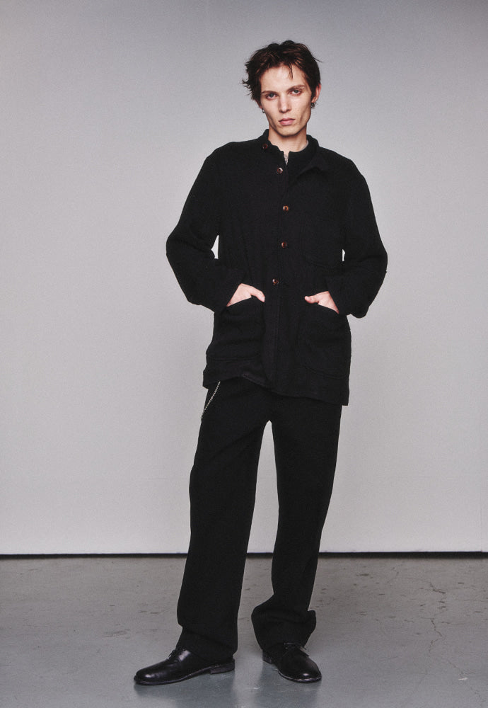 Art if acts - Silk French Forestiere Jacket (Black) product image 5 | TRAB K-Fashion Australia