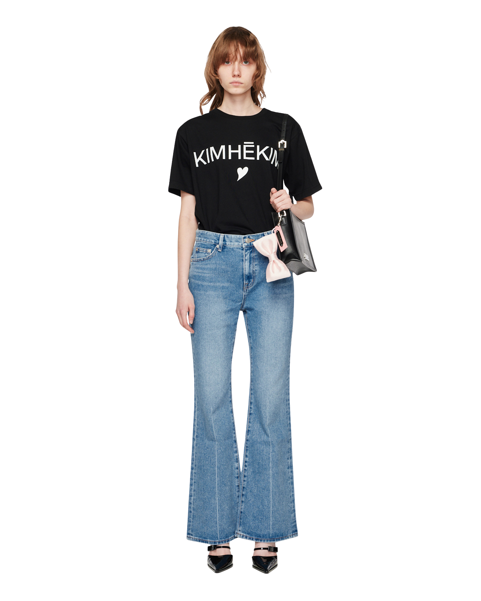 Kimhe Kim - Flared Jean (White) product image 1 | TRAB K-Fashion Australia