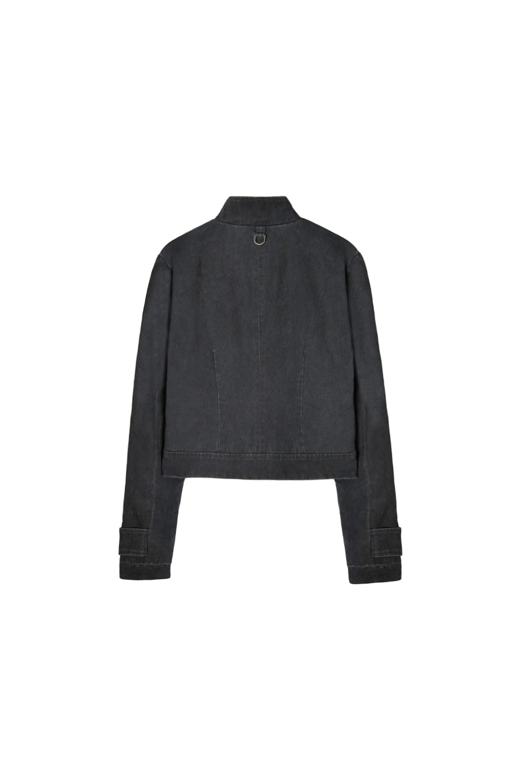 Matin Kim - Washed Slim Biker Jumper (Charcoal) product image 2 | TRAB K-Fashion Australia