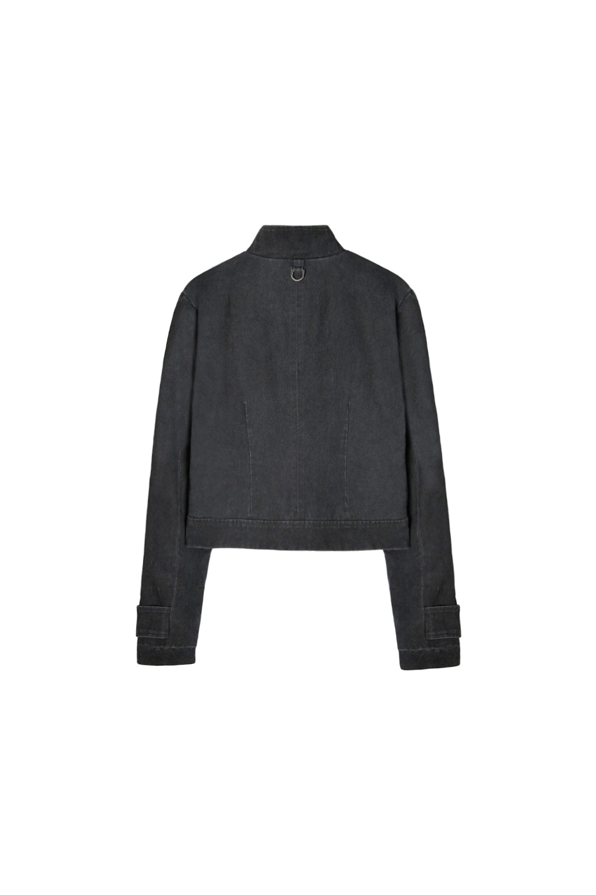 Matin Kim - Washed Slim Biker Jumper (Charcoal) product image 2 | TRAB K-Fashion Australia